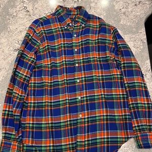 Multi-color Polo Ralph Lauren flannel shirt. Size medium.